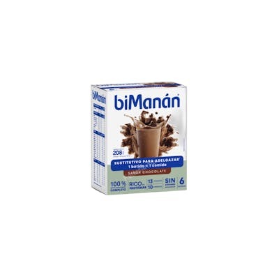 BIMANAN Beslim Chocolate Substitut de Repas 6 Sachets BIMANAN Beslim Chocolate Substitut de Repas 6 Sachets