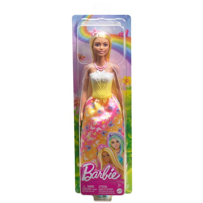 Barbie Muñeca Barbie Dreamtopia Princesa Amarillo Hrr09 Mattel - Poupée Princesse Dreamtopia, Robe Jaune