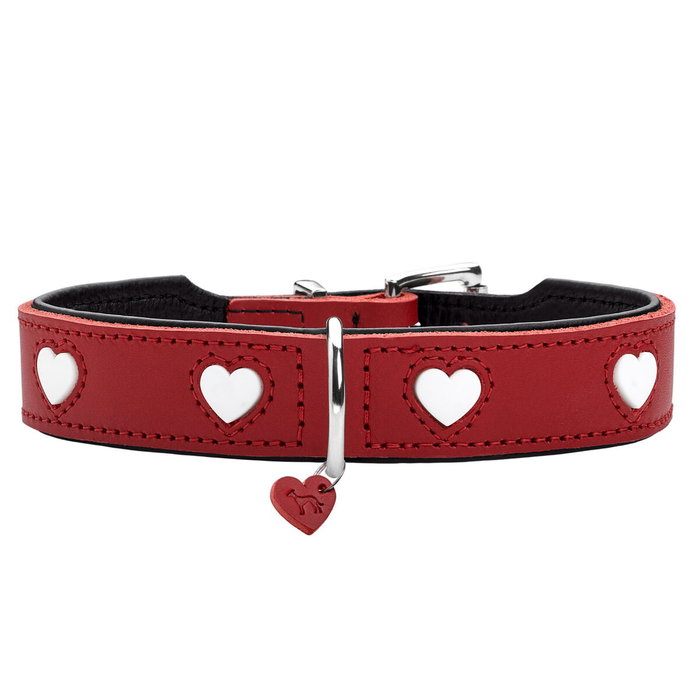 Collier pour Chien Hunter Love S/M 35-40 cm Rojo/Blanco Collier pour Chien Hunter Love S/M 35-40 cm Rojo/Blanco