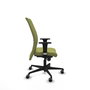 Piqueras Y Crespo Silla Albacete confidente, mécanisme Synchro, Vert olive