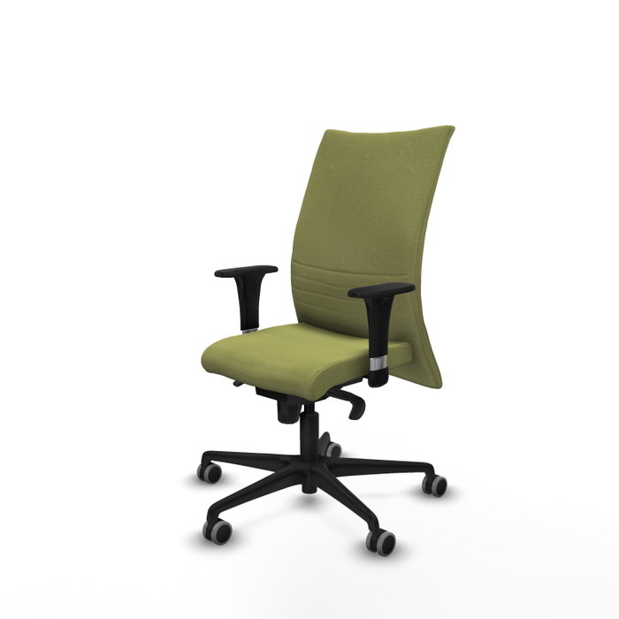 Piqueras Y Crespo Silla Albacete confidente, mécanisme Synchro, Vert olive