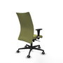 Piqueras Y Crespo Silla Albacete confidente, mécanisme Synchro, Vert olive
