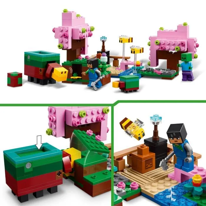 LEGO Minecraft 21260 Le Jardin des Cerisiers en Fleurs, Jeu Vidéo