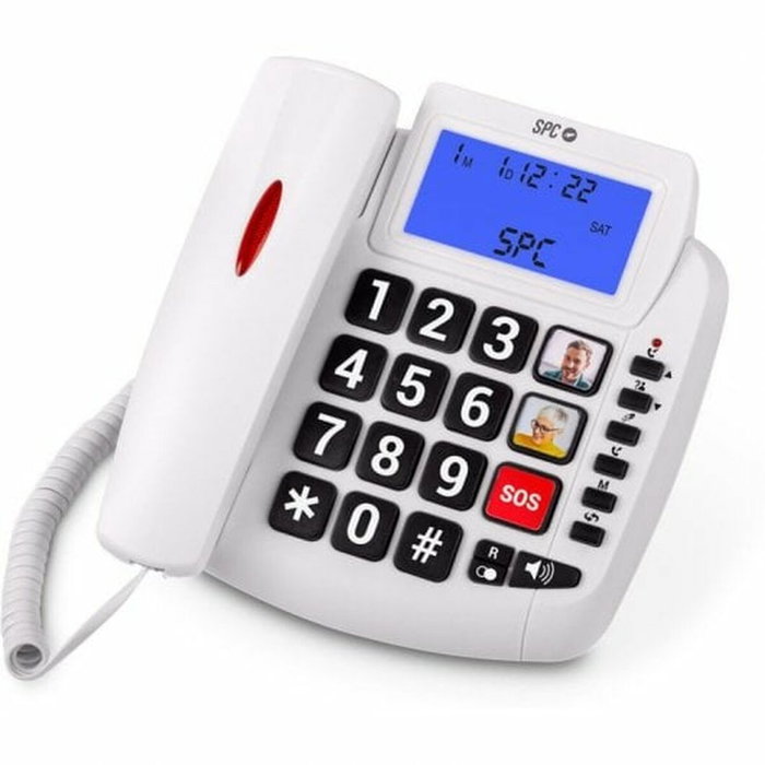 SPC Téléphone Fixe 3296B Blanc SPC Téléphone Fixe 3296B Blanc