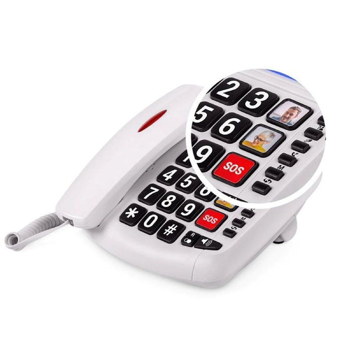 SPC Téléphone Fixe 3296B Blanc SPC Téléphone Fixe 3296B Blanc