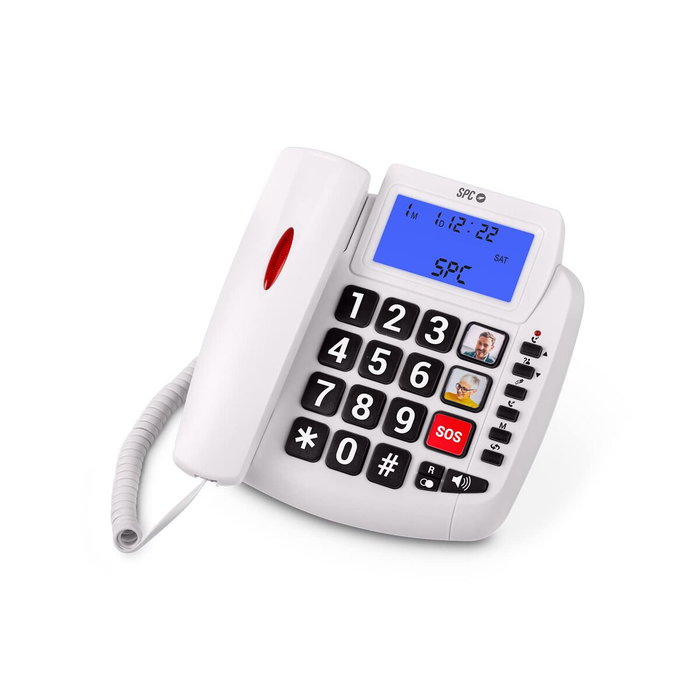SPC Téléphone Fixe 3296B Blanc SPC Téléphone Fixe 3296B Blanc