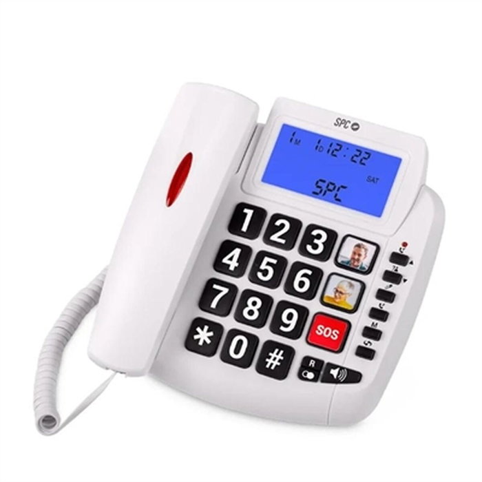 SPC Téléphone Fixe 3296B Blanc SPC Téléphone Fixe 3296B Blanc