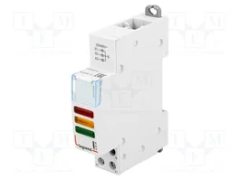 LEGRAND Indicateur de tension 230/400V AC pour rail DIN, rouge/vert/jaune