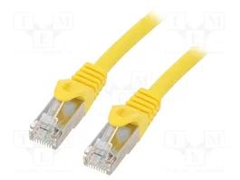 GEMBIRD Câble Ethernet Cat 6a S/FTP 0,5m Jaune