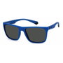 Polaroid PLD-2141-S-DOF Lunettes de soleil rectangulaires bleues