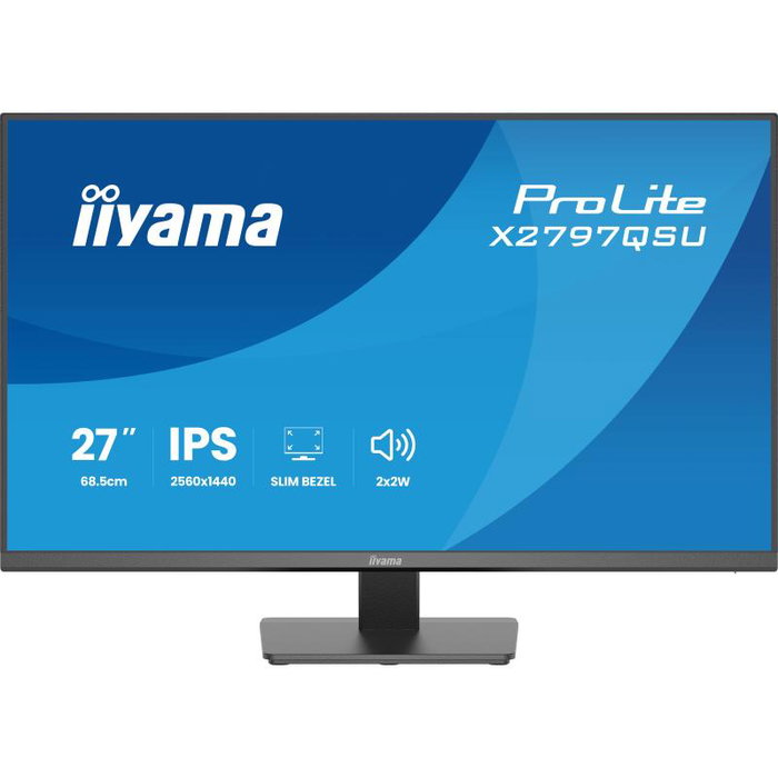 iiyama ProLite X2797QSU-B1 27 pouces WQHD IPS Black iiyama ProLite X2797QSU-B1 27 pouces WQHD IPS Black