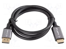 LANBERG Câble DisplayPort vers HDMI 1m, noir