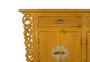 GINER Y COLOMER - Buffet avec 6 portes et 3 tiroirs en bois de manguier - 180 x 40 x 84 cm - Couleur ocre