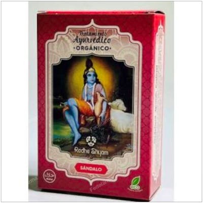 RADHE SHYAM Traitement Capillaire Ayurvedique Sandalo 100g Eco RADHE SHYAM Traitement Capillaire Ayurvedique Sandalo 100g Eco