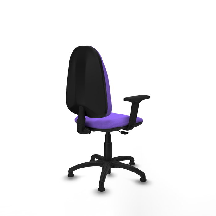 PIQUERAS Y CRESPO Chaise de bureau Algarra, tissu lilas, sans roulettes PIQUERAS Y CRESPO Chaise de bureau Algarra, tissu lilas, sans roulettes