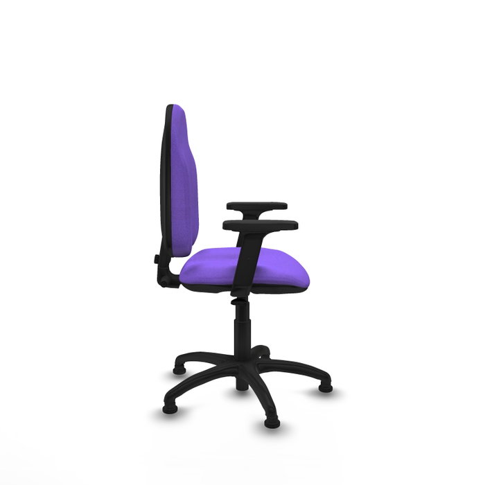 PIQUERAS Y CRESPO Chaise de bureau Algarra, tissu lilas, sans roulettes PIQUERAS Y CRESPO Chaise de bureau Algarra, tissu lilas, sans roulettes