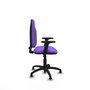 PIQUERAS Y CRESPO Chaise de bureau Algarra, tissu lilas, sans roulettes