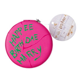 THE CARAT SHOP Boîte à bijoux en simili cuir à compartiments - Thème Harry Potter et anniversaire pour rangement colliers, bagues, boucles d'oreilles