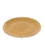 Decoris Assiette décorative polypropylène doré Ø33 x 1,50 cm