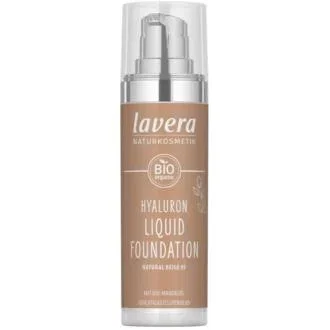 Lavera Maquillaje Fluido Hyaluron 05 Natural Beige, Fond de teint fluide à l'acide hyaluronique, couvrance moyenne, 30 ml, testé dermatologiquement Lavera Maquillaje Fluido Hyaluron 05 Natural Beige, Fond de teint fluide à l'acide hyaluronique, couvrance moyenne, 30 ml, testé dermatologiquement