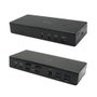 I - Tec USB-C Quattro Con Station d'accueil avec 4 moniteurs DisplayLink, 2 HDMI, 2 DP, PD 85W, 6 ports USB