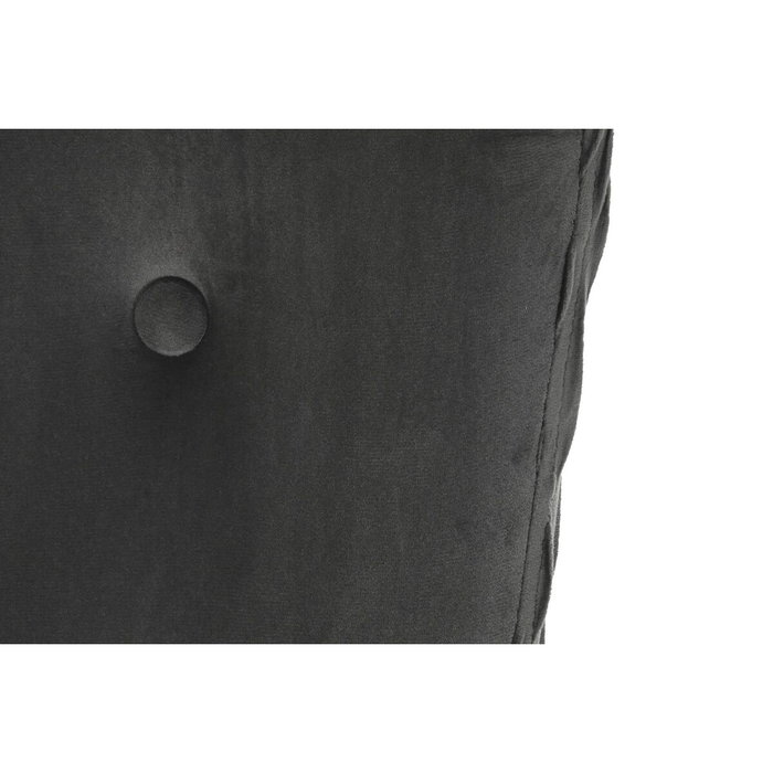 Siège DKD Home Decor Naturel Gris foncé Polyester Bois 66 x 67 x 92 cm