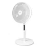 Oceanic Ventilateur sur pied 2 en 1 45W 40cm 3 vitesses Télécommande Hauteur réglable 69-120cm Blanc