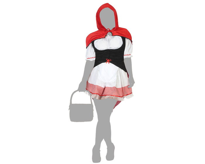 Atosa Déguisement Le Petit Chaperon Rouge Femme Adulte - Robe XL