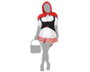Atosa Déguisement Le Petit Chaperon Rouge Femme Adulte - Robe XL