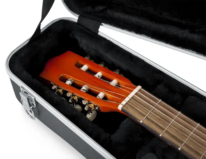 Gator Étui rigide GC Series Deluxe ABS pour guitare classique - Noir