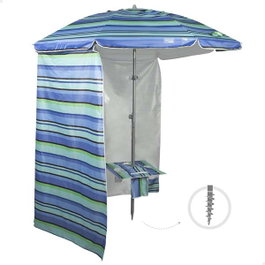 Color Baby Parasol de 210 cm avec table pliante et parasol latéral