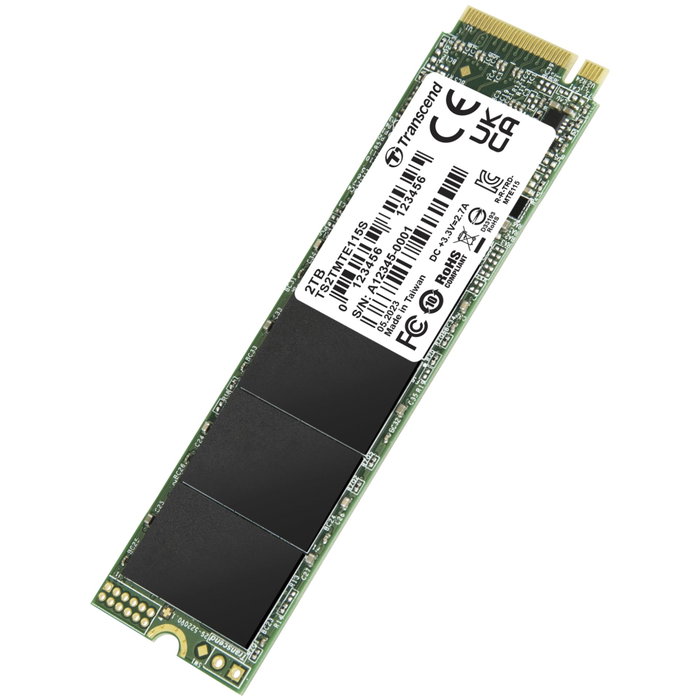Transcend MTE115S 2 To NVMe PCIe Gen3 x4