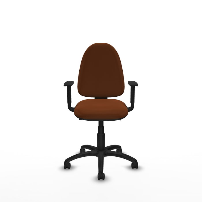 PIQUERAS Y CRESPO Chaise de bureau Aýna, Simili cuir marron, mécanisme Asincro PIQUERAS Y CRESPO Chaise de bureau Aýna, Simili cuir marron, mécanisme Asincro