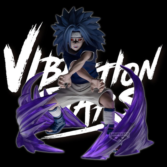 Banpresto Sasuke Uchiha Vibration Stars Naruto 72 Series 15cm