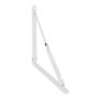 WOLFPACK LINEA PROFESIONAL Équerre blanche rabattable 300 mm