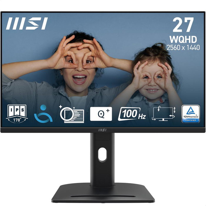 MSI MP275QPG Écran PC 27 pouces IPS WQHD 2560x1440 100Hz 1ms 10bits 300nits 2xHDMI DisplayPort MSI MP275QPG Écran PC 27 pouces IPS WQHD 2560x1440 100Hz 1ms 10bits 300nits 2xHDMI DisplayPort