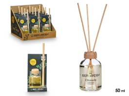 Ibergarden Mikado Citronela 50 ml avec bâtonnets, 7 x 17 x 5 cm (Set de 12)