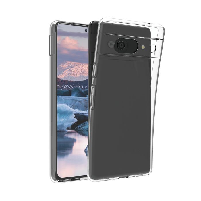 dbramante1928 Étui de protection transparent écologique Greenland pour Google Pixel 7a - Compatible recharge sans fil, conception slim et antidérapante