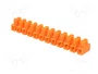 PAWBOL Barrette de jonction d'alimentation orange 32A 400V 4mm²