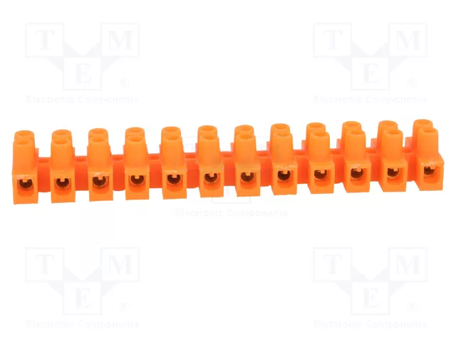PAWBOL Barrette de jonction d'alimentation orange 32A 400V 4mm²