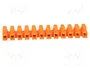 PAWBOL Barrette de jonction d'alimentation orange 32A 400V 4mm²