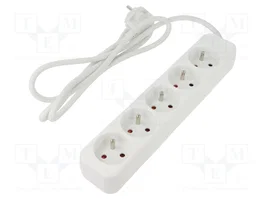LANBERG Rallonge réseau H05VV-F 1,5m blanc