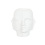 Cache-pot Home ESPRIT Blanc Magnésium Moderne Visage 49 x 49 x 50 cm