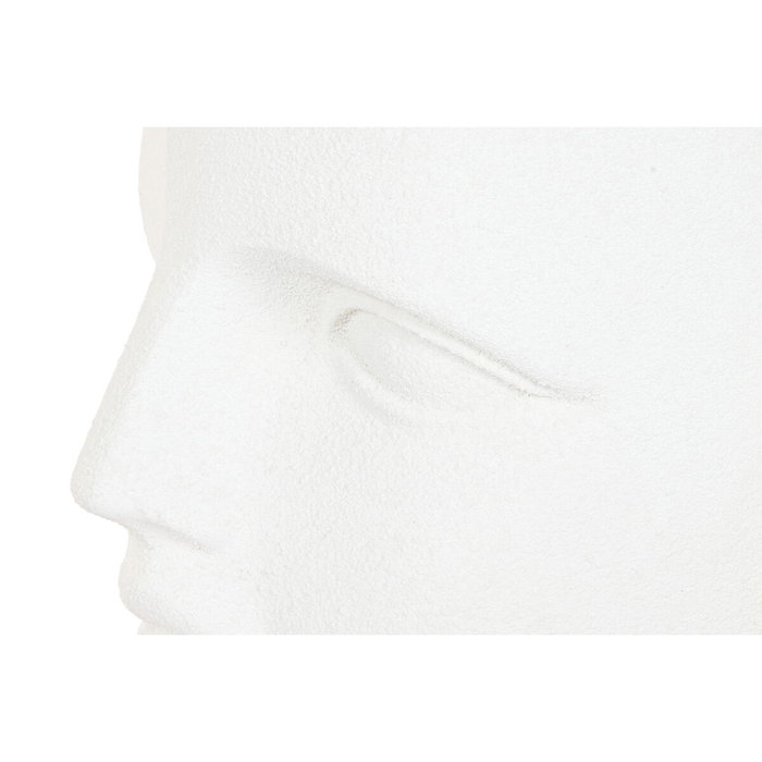 Cache-pot Home ESPRIT Blanc Magnésium Moderne Visage 49 x 49 x 50 cm