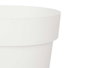 Ibergarden Pot de fleurs en plastique blanc 18 cm diamètre 2,5 L (Set de 12)