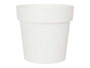 Ibergarden Pot de fleurs en plastique blanc 18 cm diamètre 2,5 L (Set de 12)