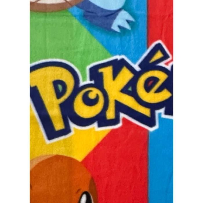 Pokémon Plaid Polaire Starter et Pikachu 100 x 140 cm