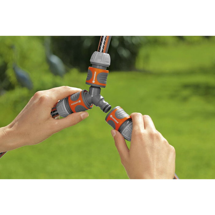 Gardena Connecteur de tuyau Triple Système d'irrigation 15 mm Gardena Connecteur de tuyau Triple Système d'irrigation 15 mm