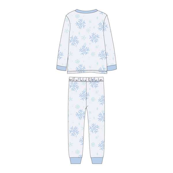 Cerdá Pyjama long manches longues pour enfant 4 ans - Motif Frozen - Bleu clair