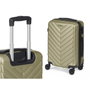 ARTE REGAL Set de 3 valises motif écailles vert
